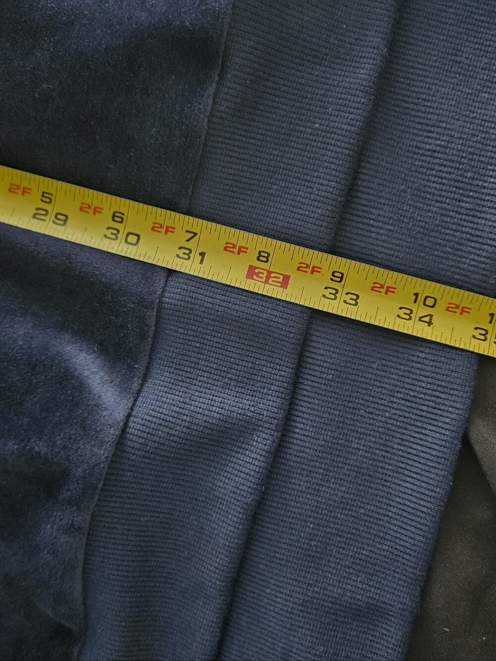 Plush Blue Velour Tunic Dress. Flat Friendly! - Picture 6 of 6